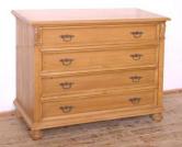 Commode en pin, 4 tiroirs, sur mesure