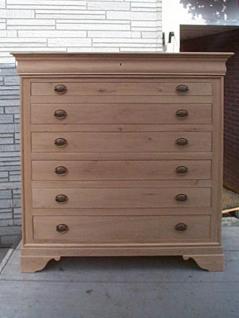 Commode Semainier Louis-Philippe, 7 tiroirs